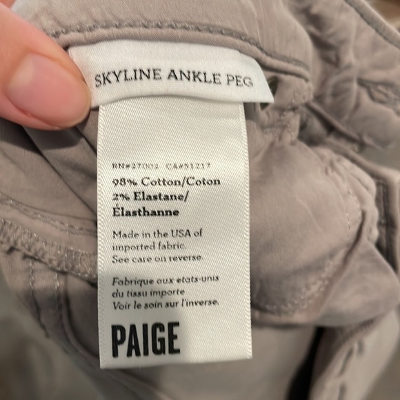PAIGE Skyline Ankle Peg Jeans - Picture 7 of 7